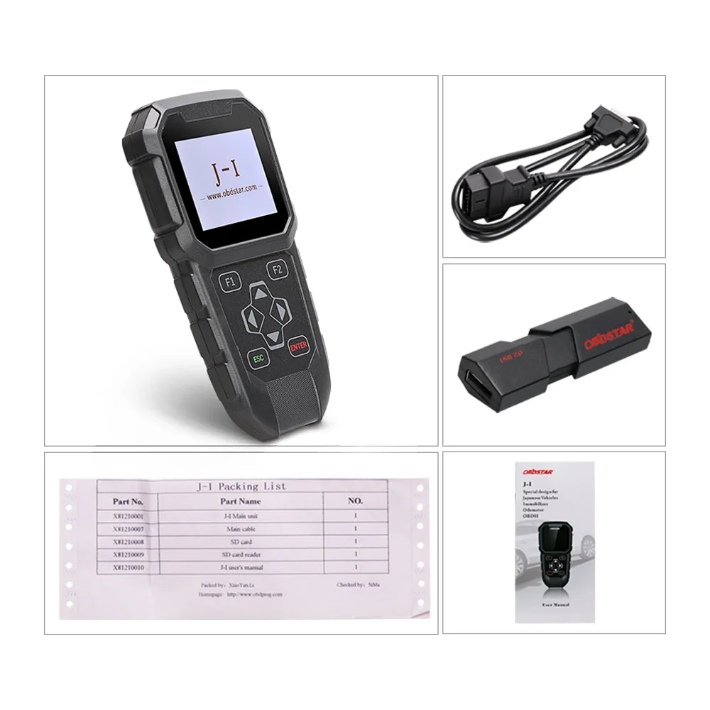2020 оригинальный OBDSTAR J I key программирование и регулировка пробега Специальный