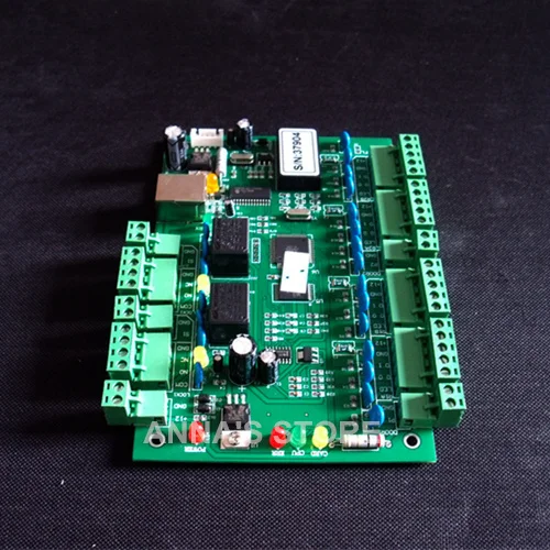 WG2002.NET TCP/IP два 2 Дверных контроллера доступа 20K пользователи 100K события MEM