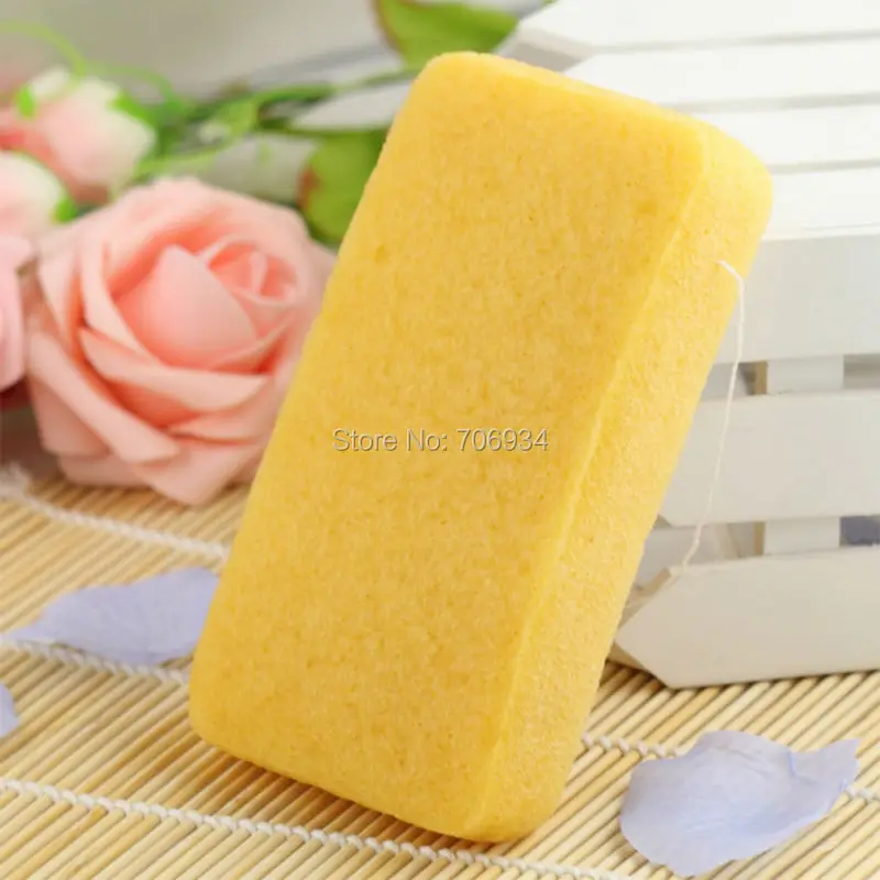Konjac puff 1 шт./лот 4 цвета прямоугольник натуральный древесный уголь Konjac Средства ухода за кожей губка для умывания лица Тематические товары про рептилий и земноводных Puff 148*80*28