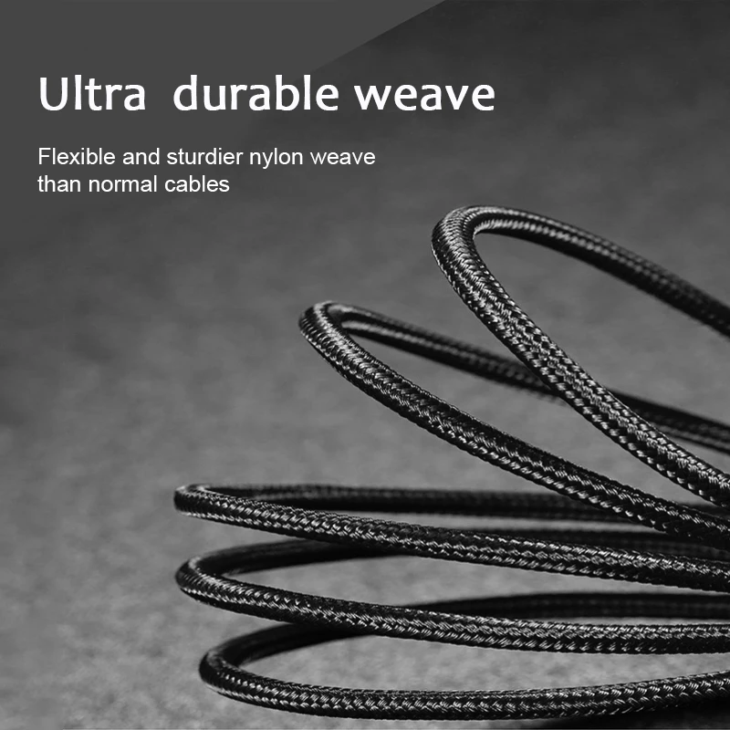 Кабель Micro USB 2.4A, кабели для быстрой магнитной зарядки и передачи данных, нейлоновый шнур синхронизации для iphone x xr, кабель Micro Usb типа c для Android