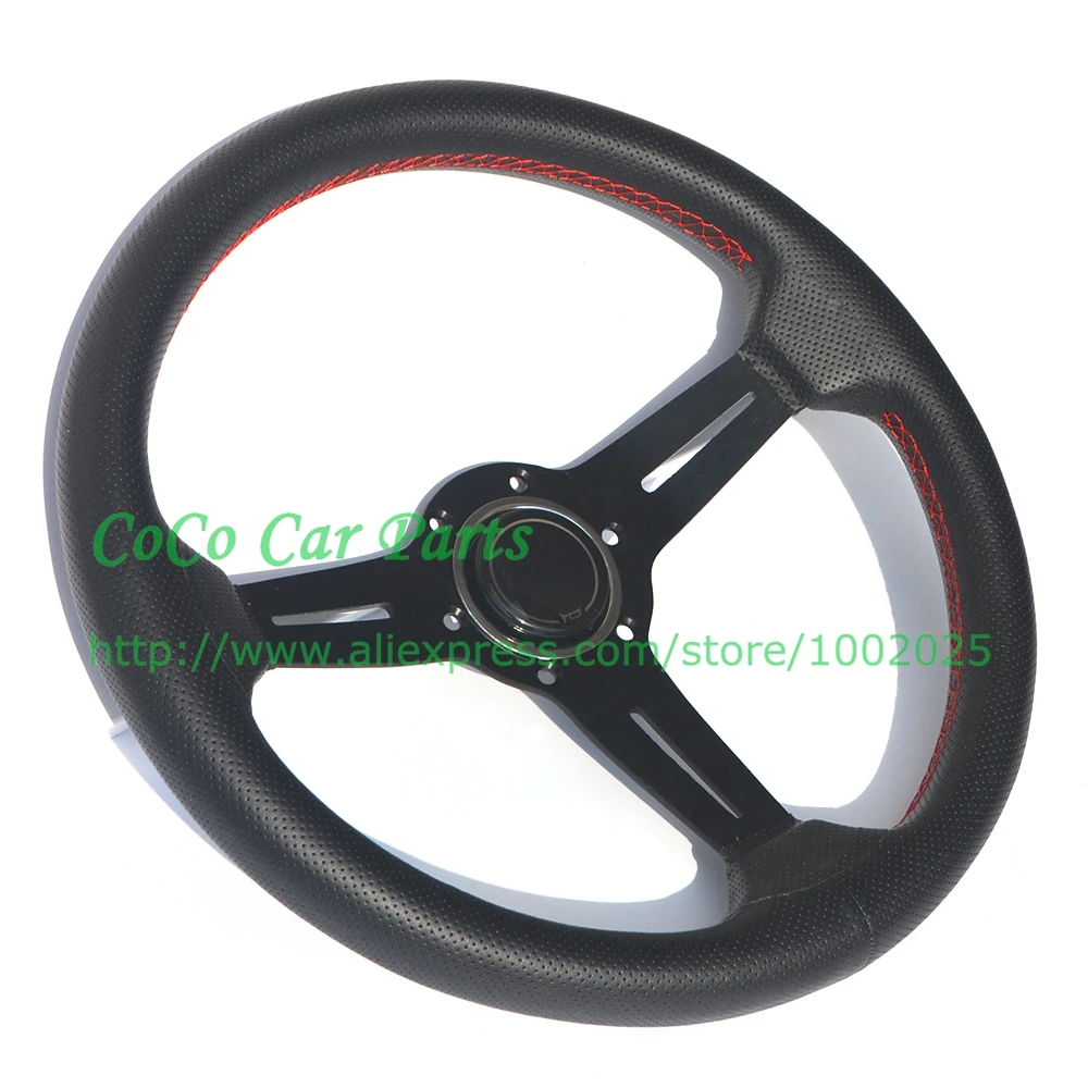 350 мм Универсальная игра из натуральной кожи/гоночный автомобиль ND руль|racing car