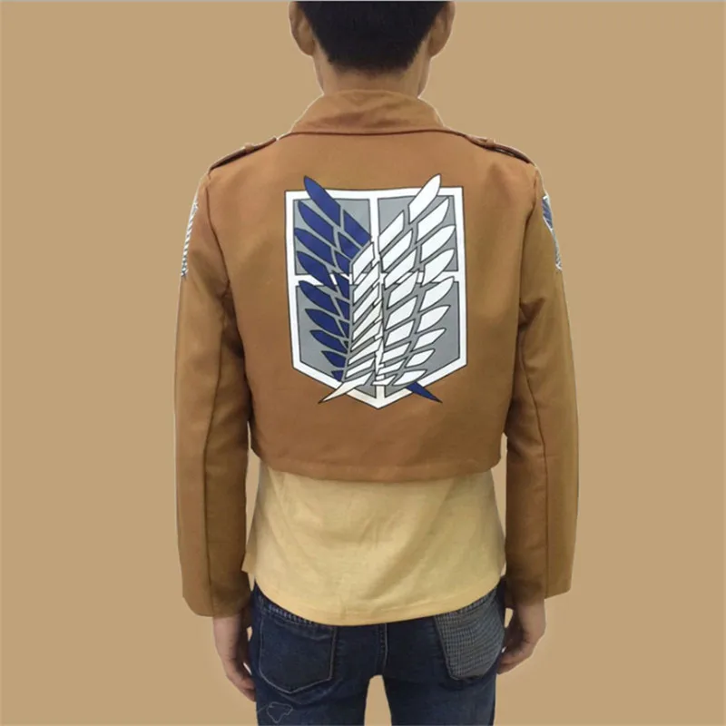 Аллен атака на гигантами костюм следователя Крылья Свободы пальто Косплэй