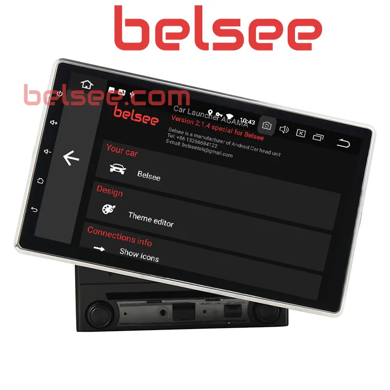 Belsee 10 1 &quotAndroid 9 0 автомобильный стерео радио головное устройство двойной 2 Din