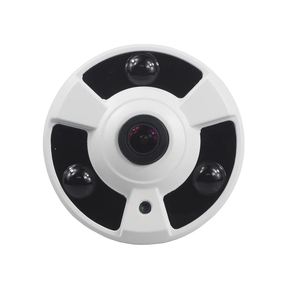 Рыбий глаз 1 8 мм ширина 48 В POE IP камера 1080P 2MP 3MP 5MP с Аудио Пикап XMEye ONVIF P2P Обнаружение