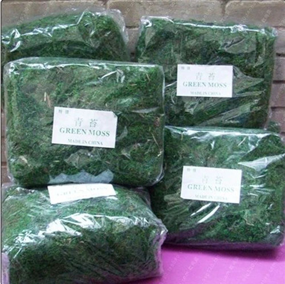 30 г/пакет натуральный зеленый МХ декоративная ваза для растений искусственный