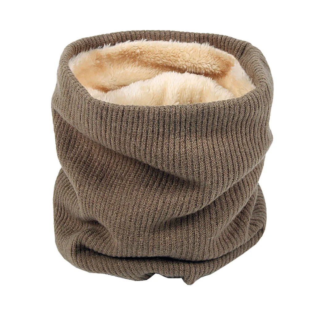 Женский и мужской шарф высокого качества однотонный хомут шаль кольцо зима 2018 luxo