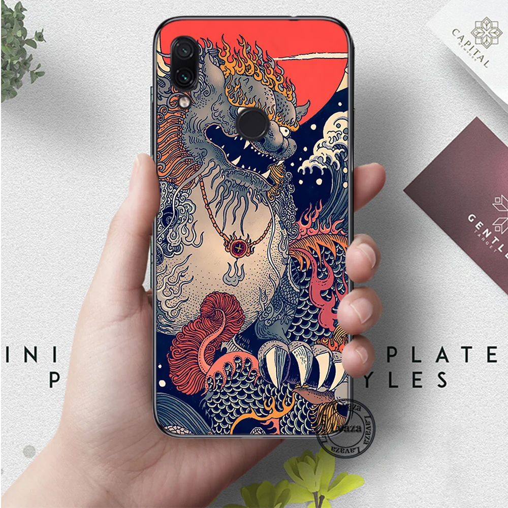 4 Lavaza японского стиля японский силикон чехол для Xiaomi Redmi 4A 4X5 5A 6 6A 7 7A 8 8A K20 Pro Plus S2 Go - Цвет: 4