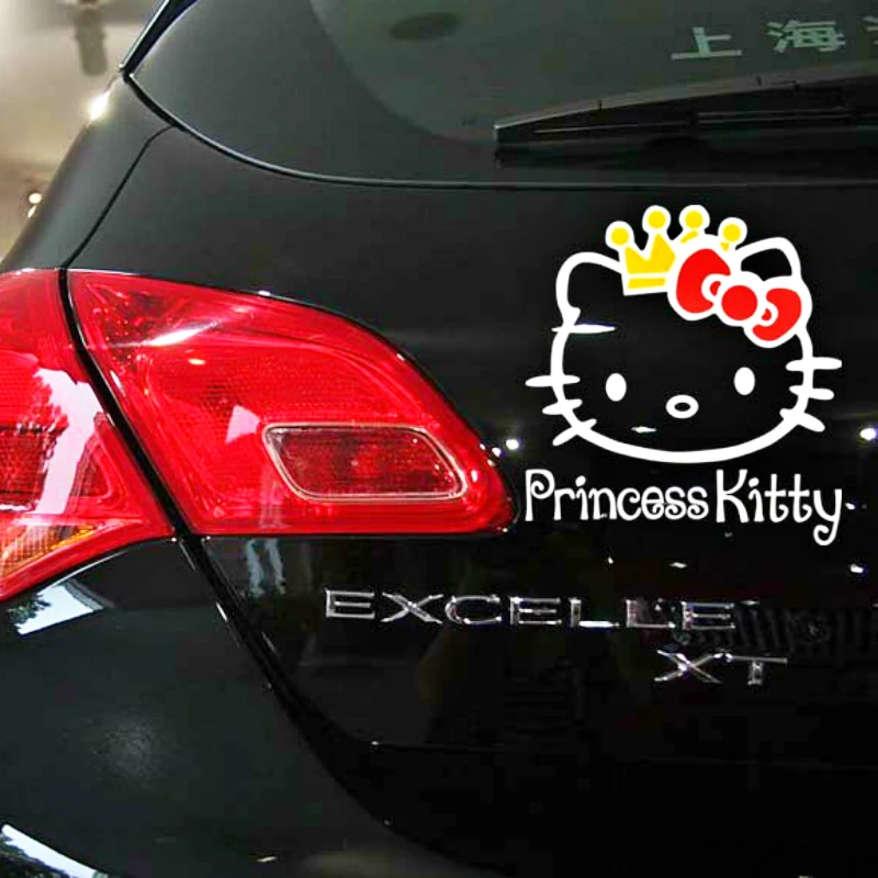 Volkrays автомобильные аксессуары Принцесса наклейка Котенок украшение для