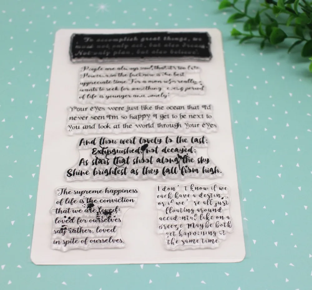 Прозрачные силиконовые штампы для скрапбукинга альбома открыток|Штампики| |