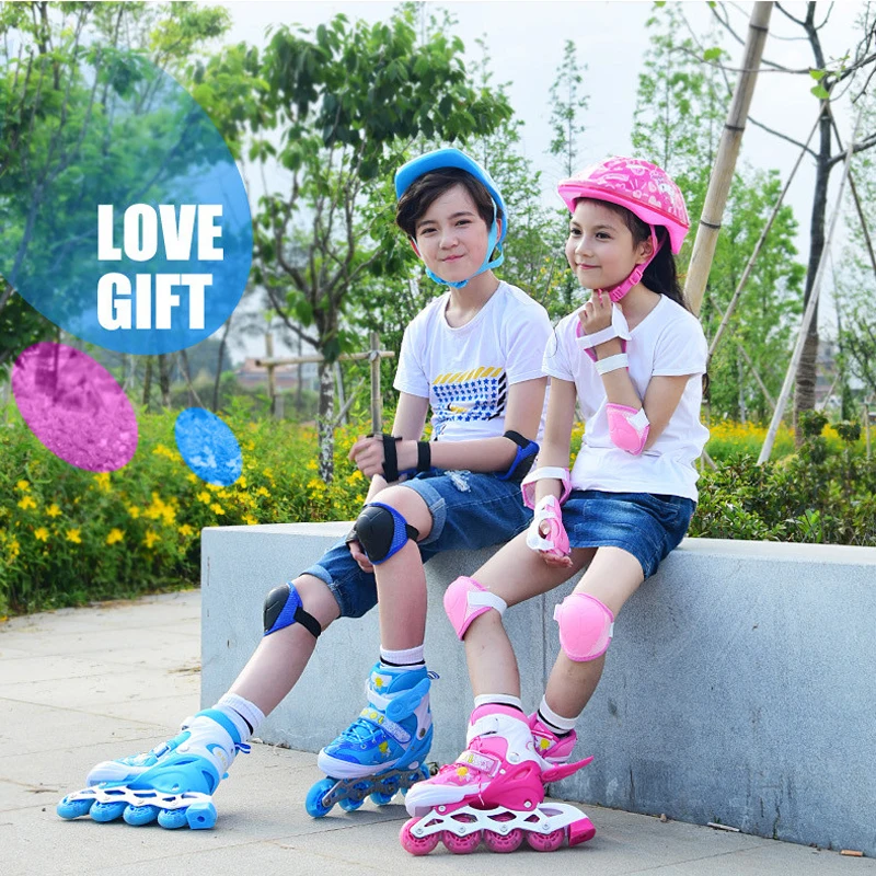 Взрослые роликовые коньки однорядные мужская и женская детская обувь прямые