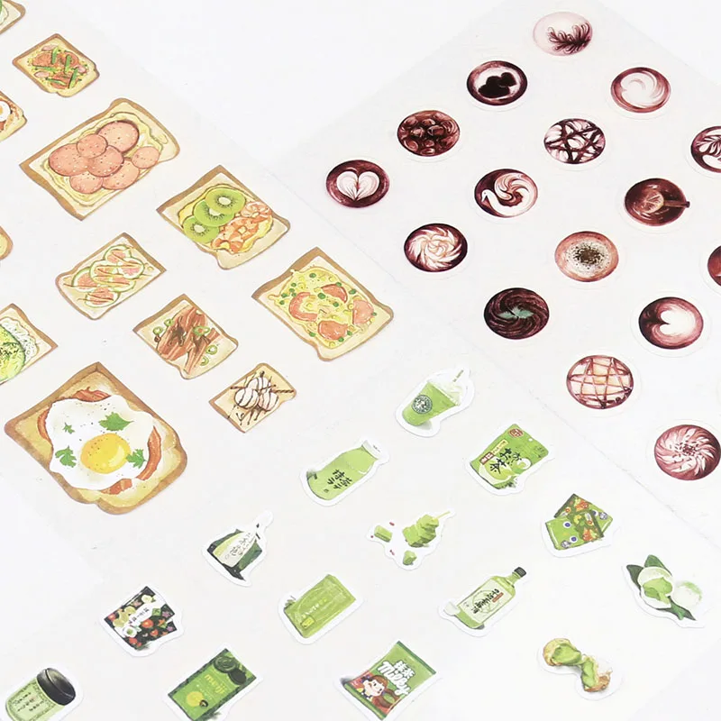 Есть прекрасный тост времени матча наклейки на тему кофе ПВХ декоративные DIY для