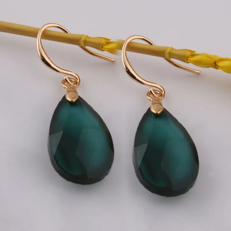 Dark green NeeFu WoFu,, серьги с кристаллами, винтажные стеклянные серьги, висячие, брендовые, большие, длинные, Brinco, рождественские, Oorbellen - Окраска металла: Dark green