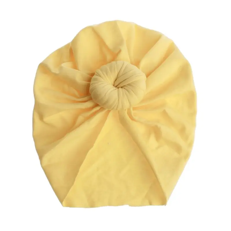 LY Baby Turban Top Knot Hat Toddler Kids Boy Girl India Beanie Hat Lovely Soft Newborn Headwear Photography Props Accessories - Цвет: LY