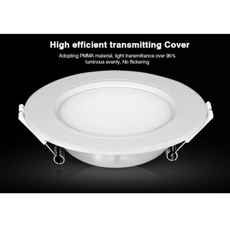 Milight FUT068 AC86-265V 6 Вт RGB + CCT светодиодный светильник с регулируемой яркостью 2 4G умная