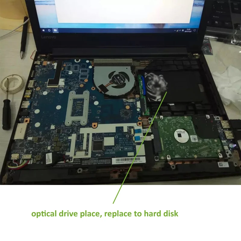 Адаптер ULT-Best Micro SATA 7+6 мужской к 7+15 женскому конвертеру Serial ATA для ноутбуков Lenovo 310 320 IdeaPad 510 520 и т.д.