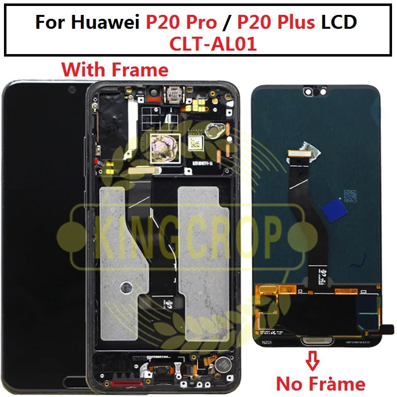 Оригинальный ЖК-дисплей 6 1 &quotHuawei P20 Pro с рамкой сенсорный экран дигитайзер в сборе