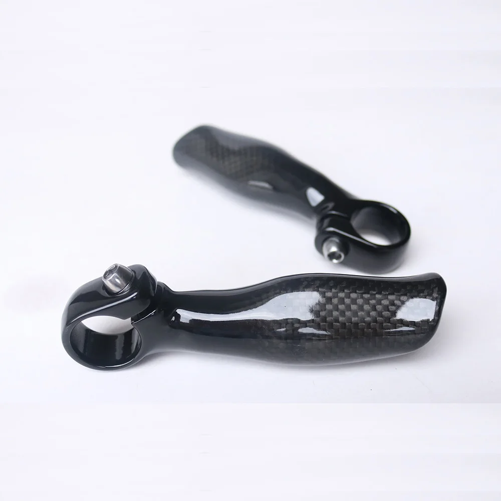 Наконечники руля велосипеда из углеродного волокна для горного 22 2 мм глянцевые