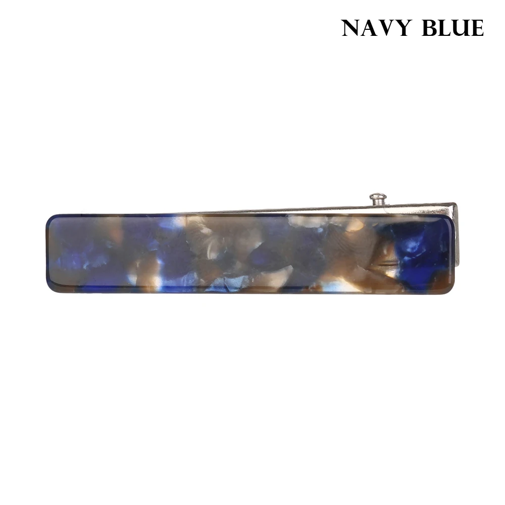 navy blue 1 шт. винтажный геометрический кислотный акриловый обруч заколки для волос зажим шпилька для волос PinWomen Девушки Инструменты для укладки волос аксессуары - Цвет: navy blue