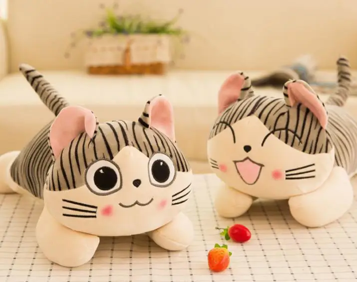 45 см Kawaii кошка Мягкая Плюшевая Кукла Высокое качество задняя подушка детская
