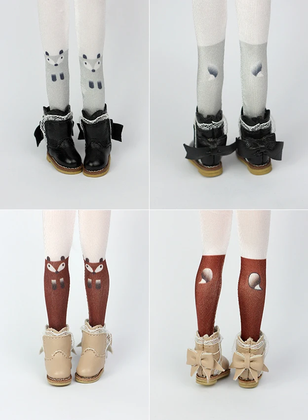 1 шт. новые колготки с изображением лисы 2 цвета для кукол blyth azone ob24 1/6 аксессуары