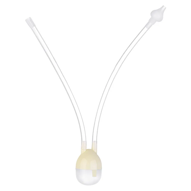 Beige Новые носки для новорожденных Silcone вакуумный отсасывающий носовой аспиратор очиститель носа для младенцев Infantil нос aspirador носовых ходов для маленьких устройство для прочистки носа у новорождённых - Цвет: Beige