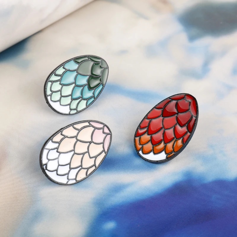 Игра брошь троны Дракон яйцо эмаль значок булавки брошь|Броши| |