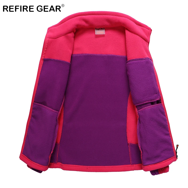 Куртка ReFire Gear женская теплая флисовая одежда для спорта на открытом воздухе