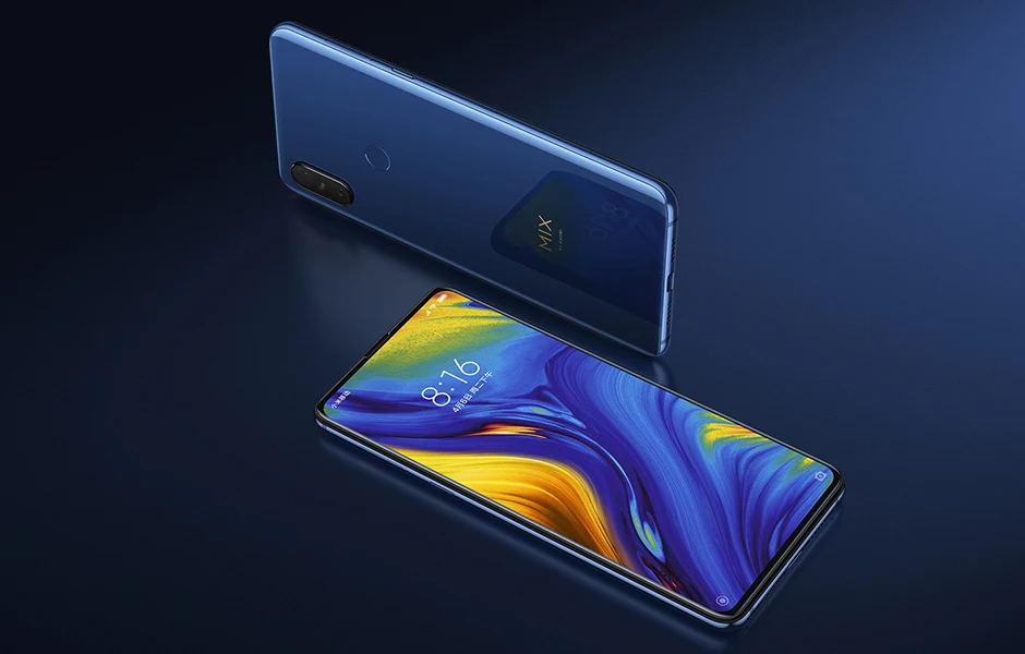 Глобальная версия Xiaomi mi x 3 6 GB 128 GB 6,3" Silder полноэкранный мобильный телефон Snapdragon 845 Восьмиядерный двойной 12 МП Беспроводное зарядное устройство
