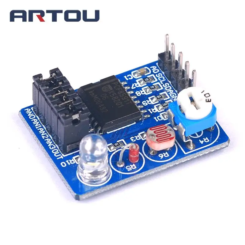 Модуль аналогового цифрового преобразователя PCF8591 AD/DA 1 шт.|ad/da converter|ad modulead converter
