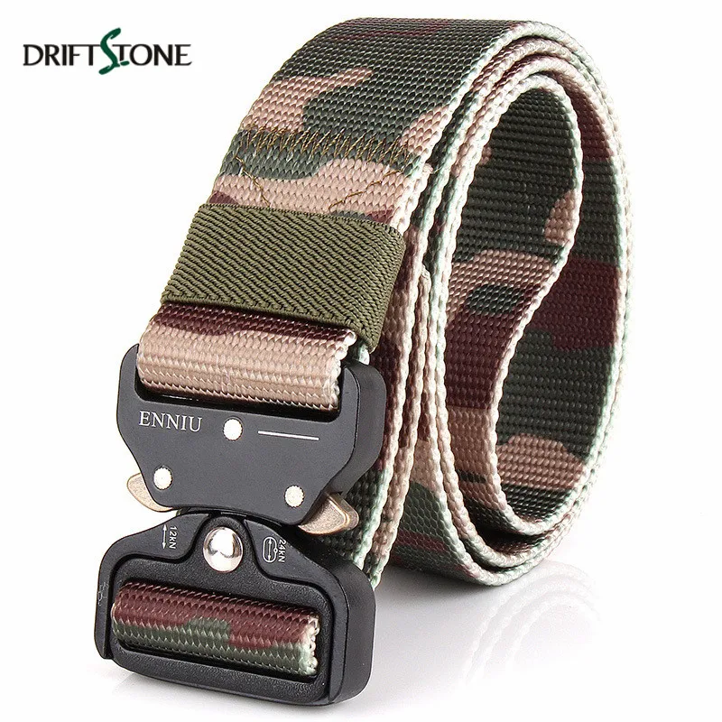 

Tactical Nylon Belts Military Army Gear Combat Camouflage Belt Mens Special Forces SWAT Waistband Emergency Survival Waist Belt