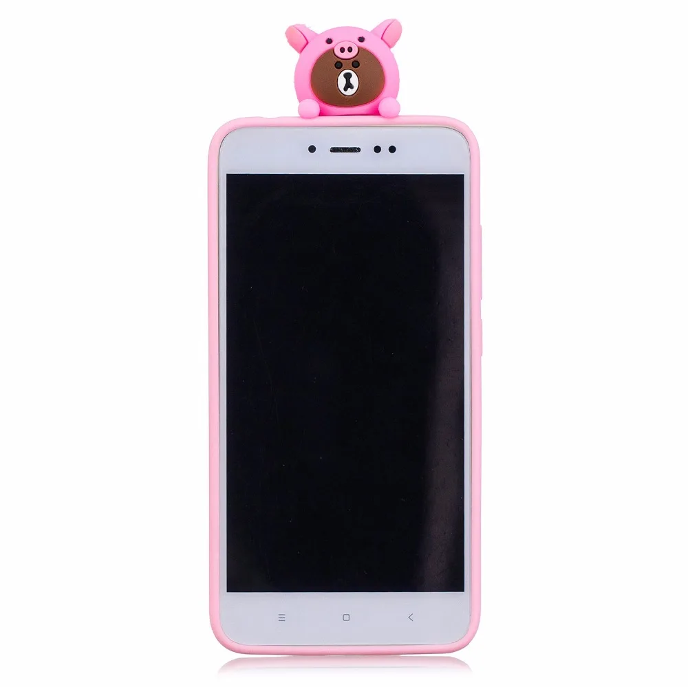 Mohini Young Case for Xiaomi Redmi Note 5A Prime 5.5&quot 3D Soft Silicone TPU Panda Unicorn Fruit cat Phone cover |