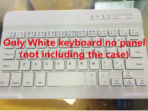 white without panel Горячие Беспроводной Bluetooth клавиатура для Chuwi hi8/hi8 Pro/Vi8/Vi8 плюс, поддержка windows и системы Android+ 4 подарки - Цвет: white without panel