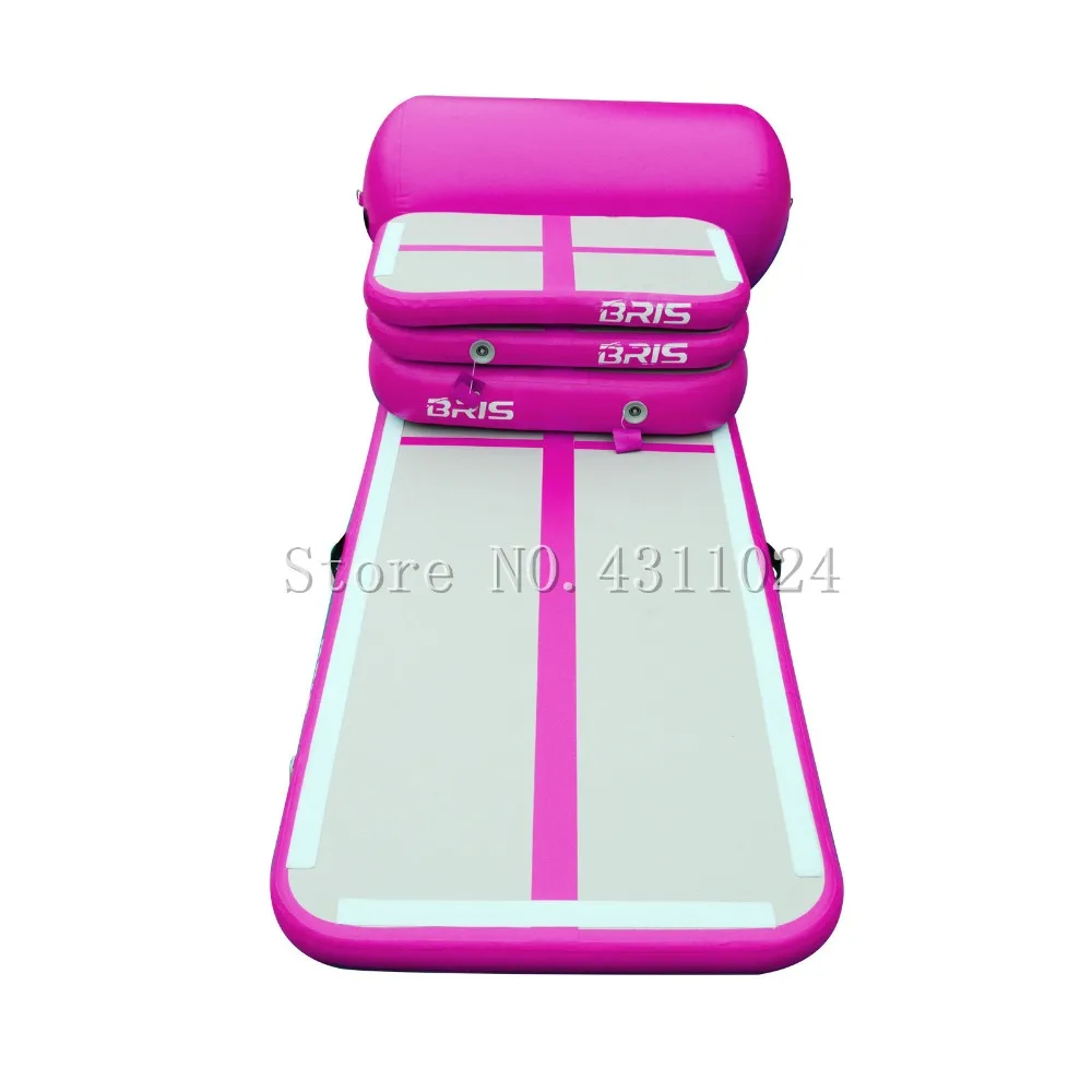 Надувной гимнастический коврик для акробатики набор пола напольный