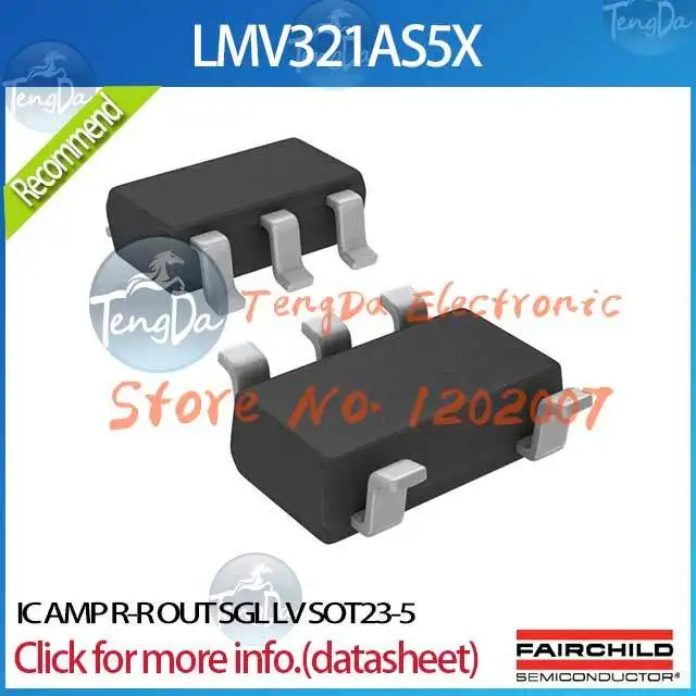 Free Shipping 20PCS/lot LMV321AS5X IC AMP R-R OUT SGL LV SOT23-5 321 LMV321 LMV321A | Электронные компоненты и