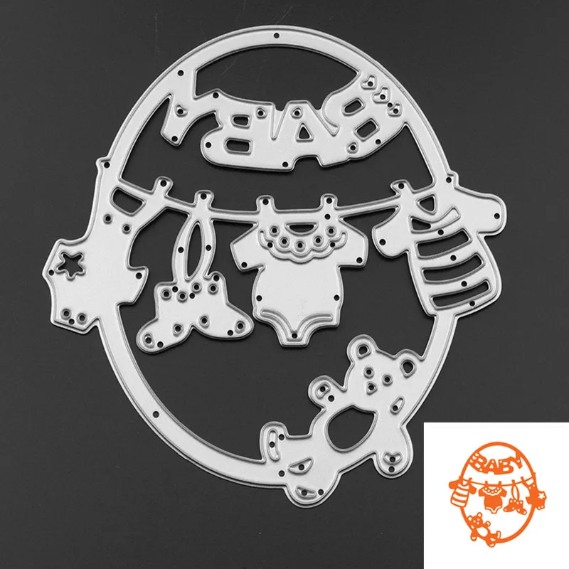 1 шт. симпатичная детская одежда Медведь металлические Вырубные штампы тиснение