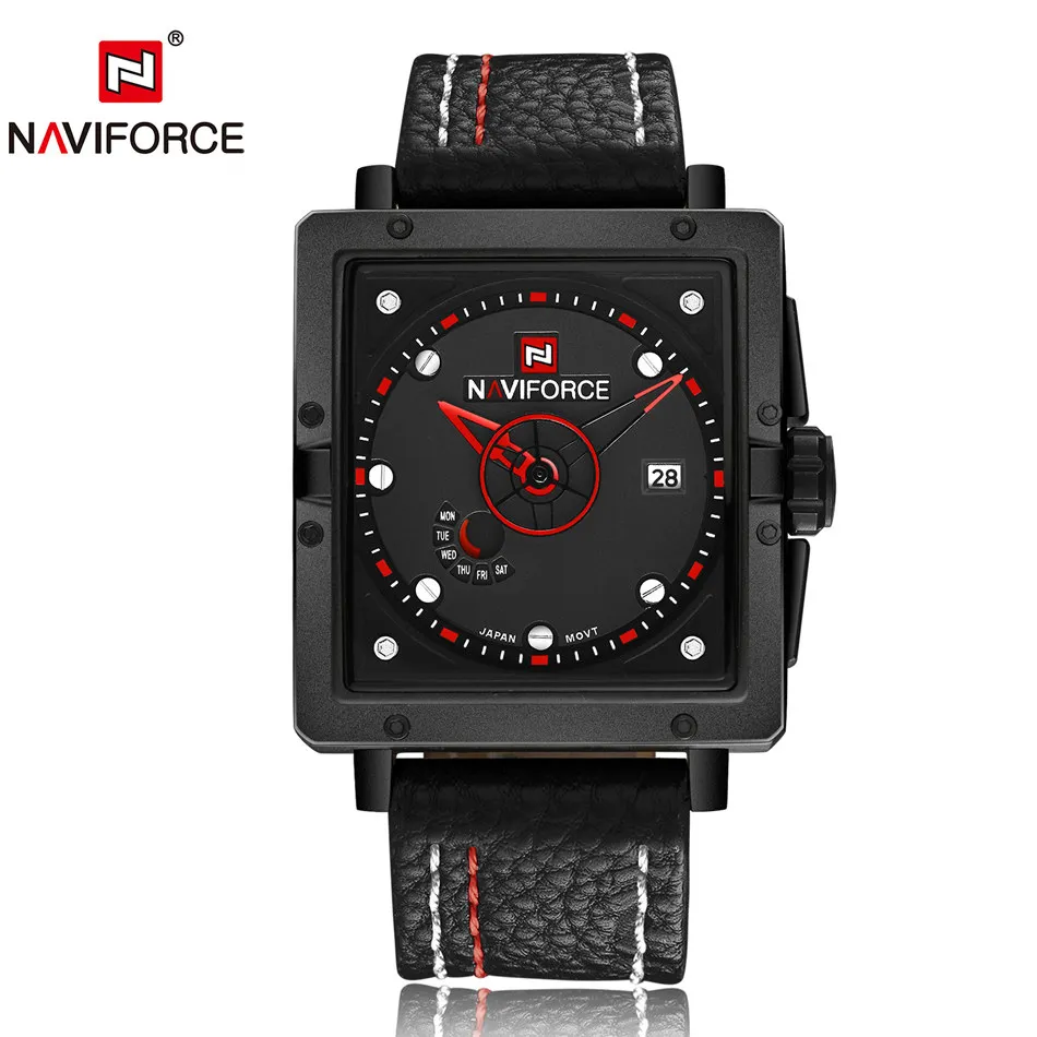 NAVIFORCE Люксового Бренда Мужчин Спортивные Часы мужские Кварцевые Аналоговые Дата