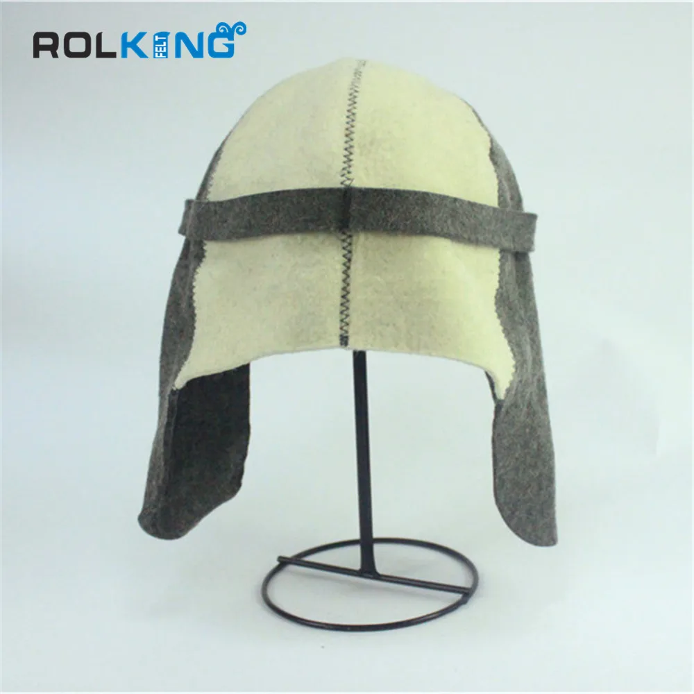 Лидер продаж шерстяного войлока сауна Hat 2 шт. в одной упаковке|sauna hat|pcs |