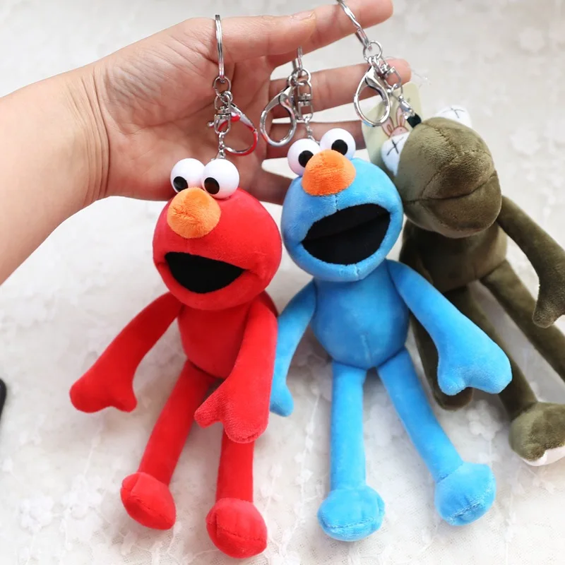2019 Улица Сезам плюшевый брелок Elmo печенье фигурка монстра мини кулон мягкие