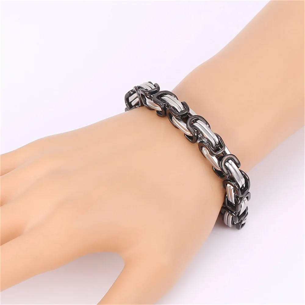 Для мужчин в стиле панк рок Стиль модное ожерелье браслет наборы ювелирных