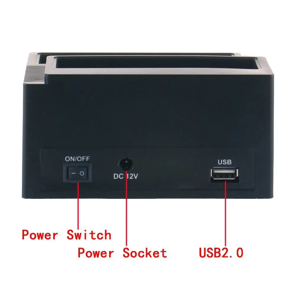 Док станция для жесткого диска с двумя слотами USB 2 0 на SATA IDE кардридером и портами