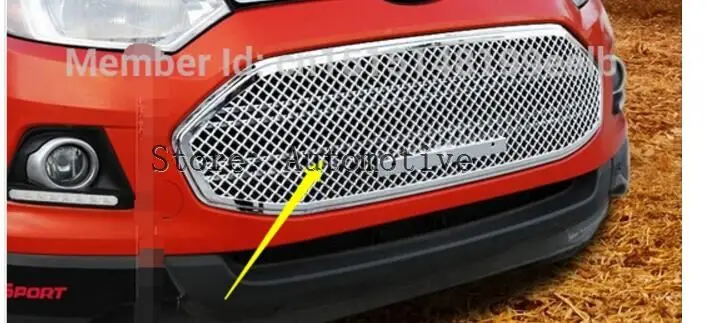 Решетка для переднего бампера автомобиля из АБС решетка гонок ford Ecosport 2013 2014