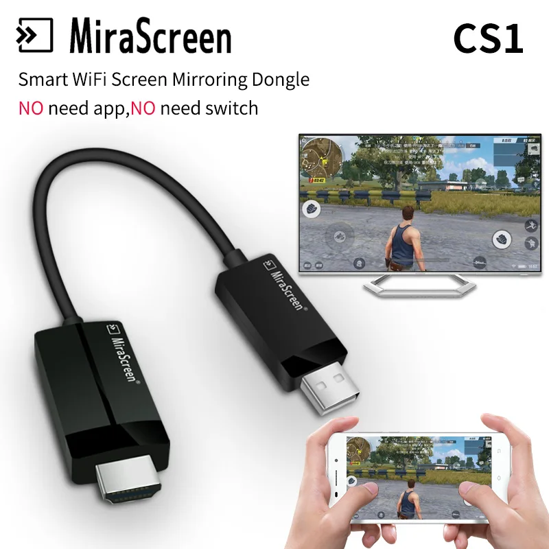 Cs1 ТВ адаптер wifi 2 4 ГГц Дисплей беспроводной приемник ключ DLNA 1080P HD Miracast Внешнее