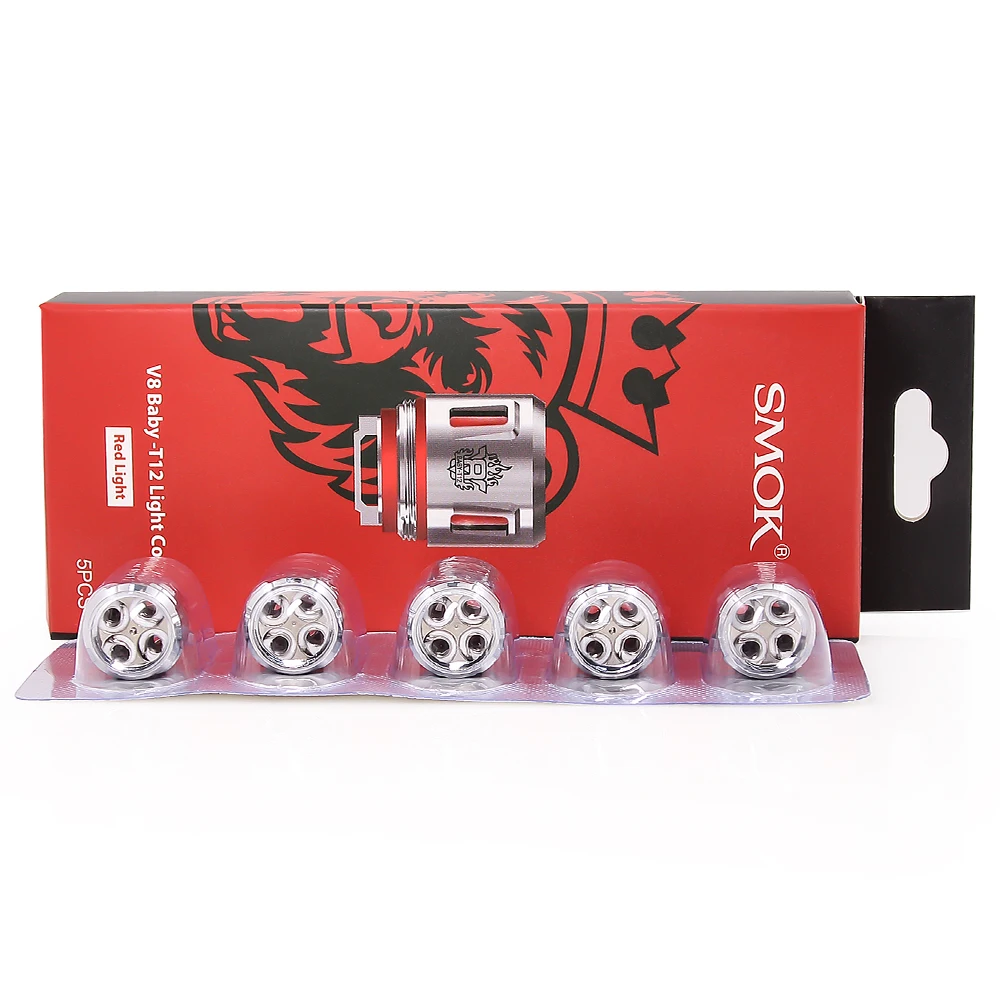 SMOK V8 Baby T12 катушка для TFV8 Tank ядро с красным светом атомайзер электронной