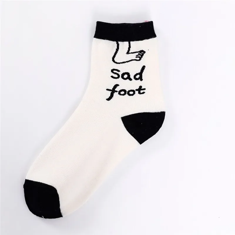 3 1 пара зимних носков с забавными рисунками в японском стиле Харадзюку Женские Короткие хлопковые носки с рисунком для девочек и женщин - Цвет: 3