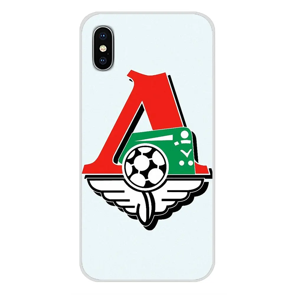 Lokomotiv Логотип для Apple iPhone X XR XS MAX 4 4S 5 5S 5C SE 6 6S 7 8 Plus ipod touch Аксессуары чехлы телефонов