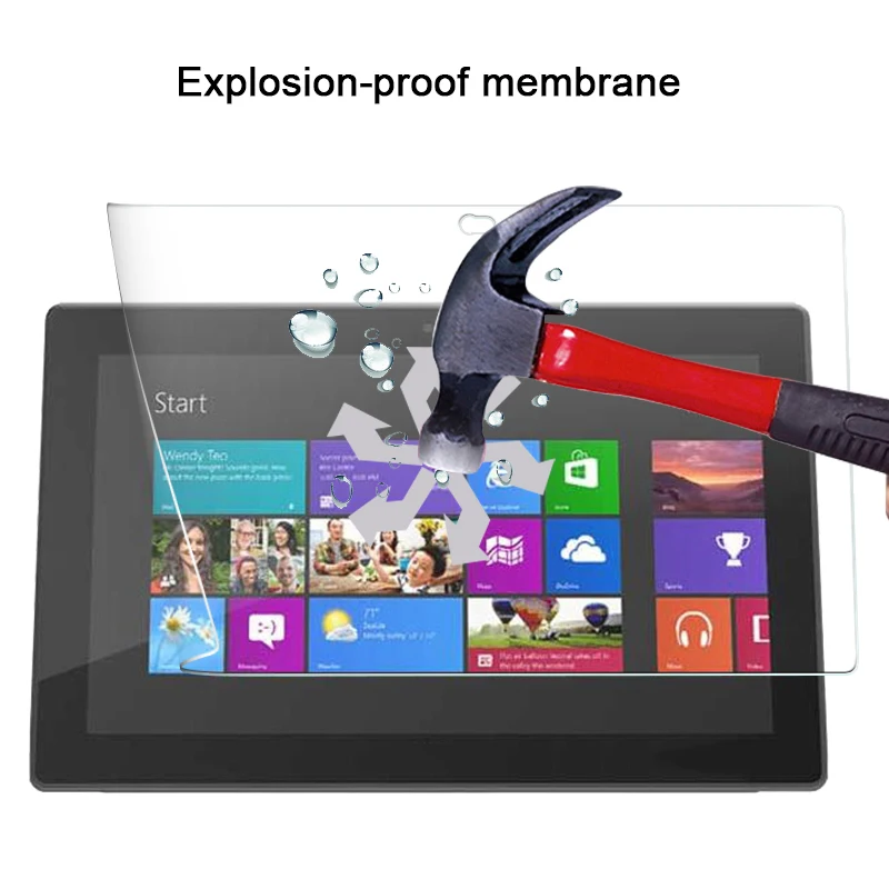 Противоударная мягкая нано-пленка для Microsoft Surface RT 10 6 ''TAB лучшее качество