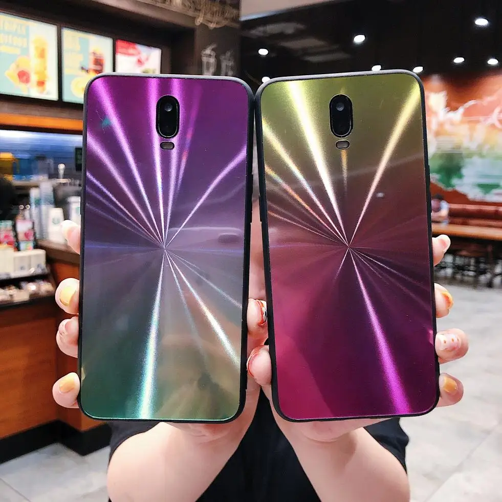 Для OPPO R17/R17Pro/F11/F11 Pro/F9 чехол Модный градиентный Блестящий лазерный CD ударопрочный