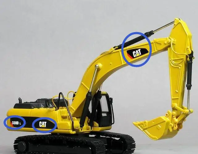 1:14 1:16 RC cateerpillar Водонепроницаемая наклейка для TAMIYA RCW4D KINGTAIR экскаватор-погрузчик