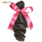 Karizma бразильские свободные волнистые волосы для наращивания, 100% человеческие волосы, пряди, не Реми, 1 шт. 8-28 дюймов, натуральный цвет, крашеные