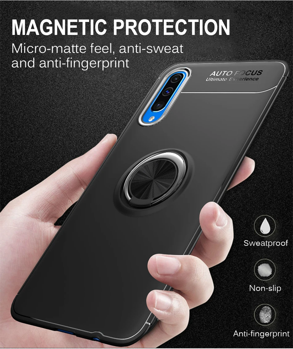 Роскошный армированный мягкий кольцо чехол крышка на samsung Galaxy A50 A70 A10 A20 A30 бампер чехол для M30 M10 M20 A7 A9 чехол для автомобиля